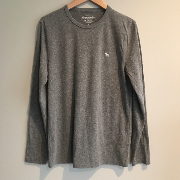 Abercrombie & Fitch Other - 🌲  SOLD! 🌲  A&F Heathered Gray Long Sleeve Tee